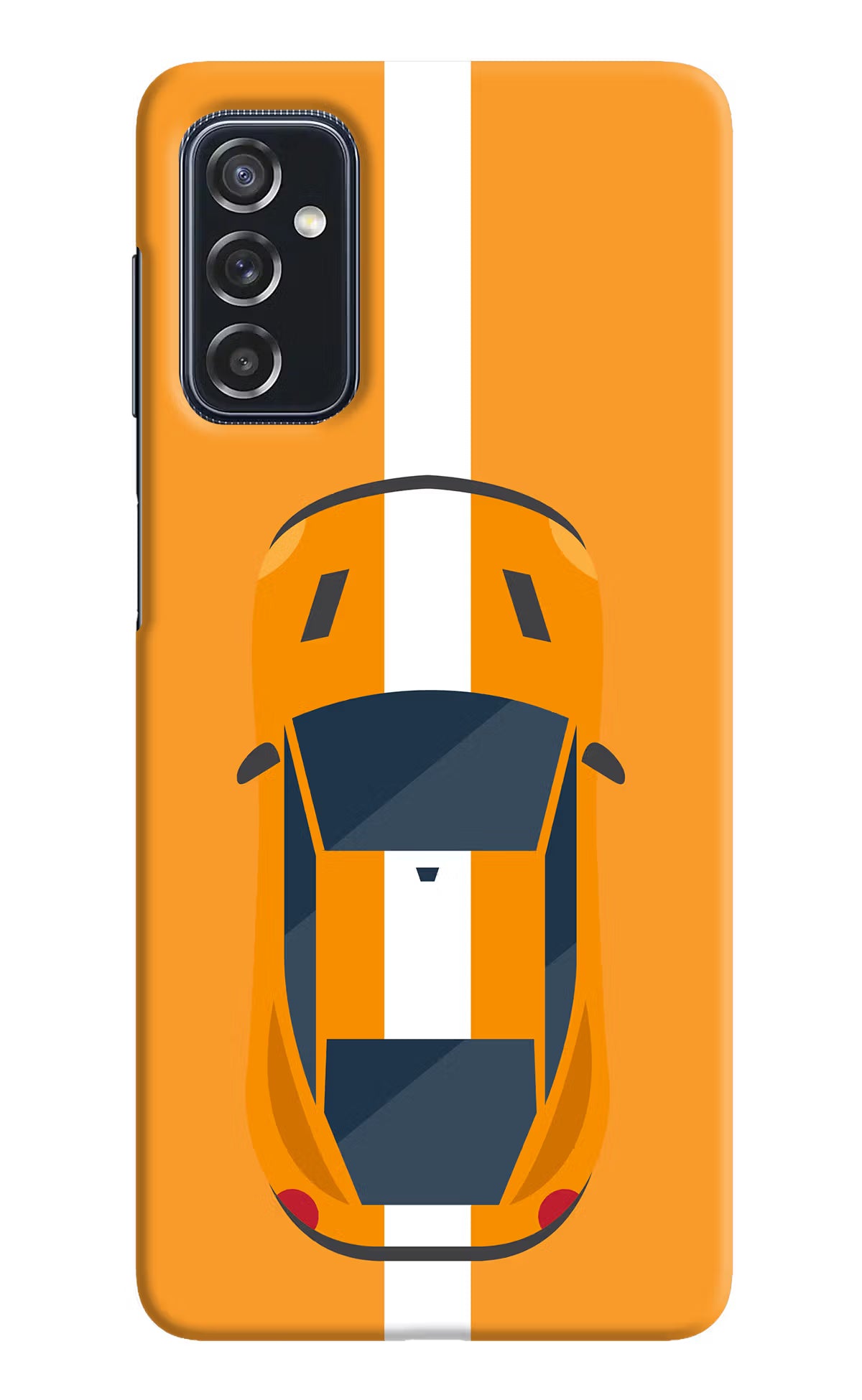 Highway Pursuit Samsung M52 5G Hard Case Back Cover by Casekaro