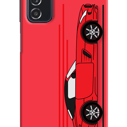 Red Velocity Samsung M52 5G Hard Case Back Cover by Casekaro