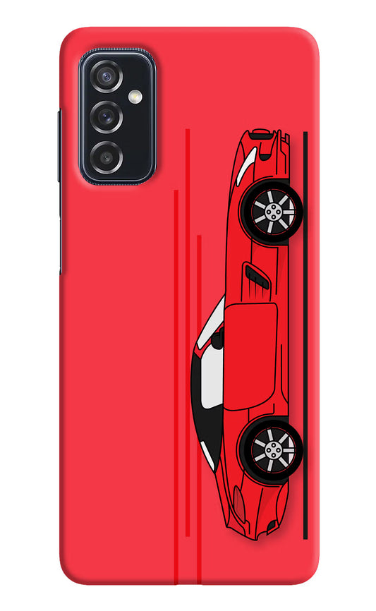 Red Velocity Samsung M52 5G Hard Case Back Cover by Casekaro