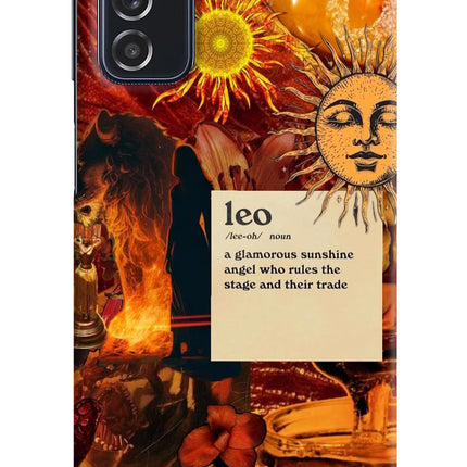 Leo Zodiac Samsung M52 5G Hard Case Back Cover by Casekaro