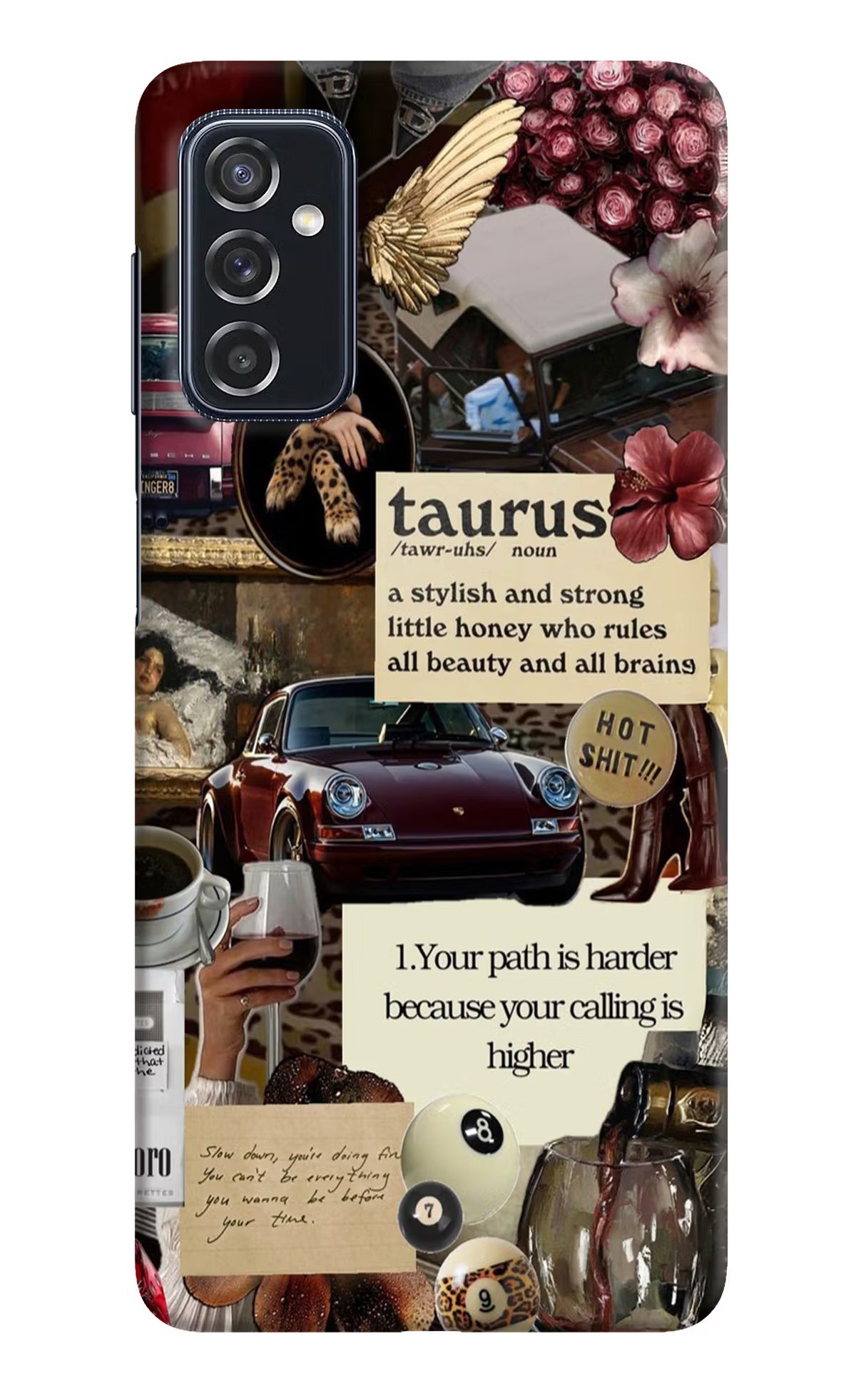 Taurus Zodiac Samsung M52 5G Hard Case Back Cover by Casekaro