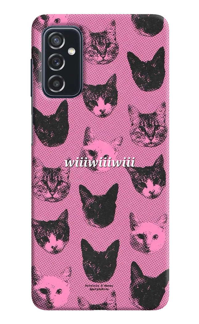 Pink Cats Samsung M52 5G Hard Case Back Cover by Casekaro