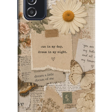 Vintage case Samsung M52 5G Hard Case Back Cover by Casekaro
