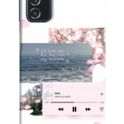 Wave to earth Samsung M52 5G Hard Case Back Cover by Casekaro