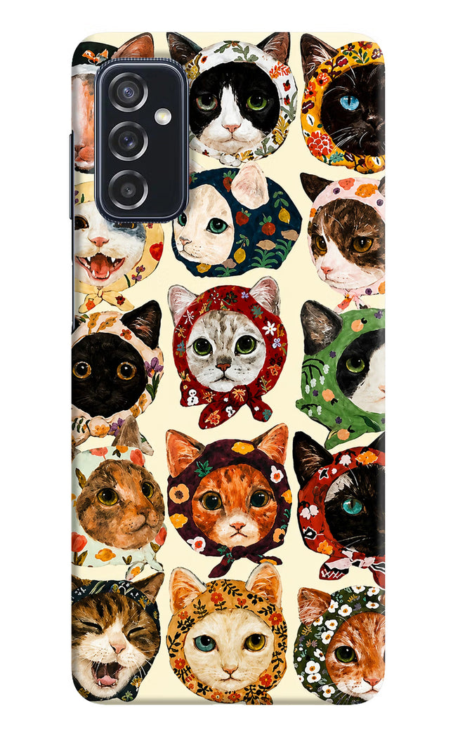 Cool Cat Samsung M52 5G Hard Case Back Cover by Casekaro