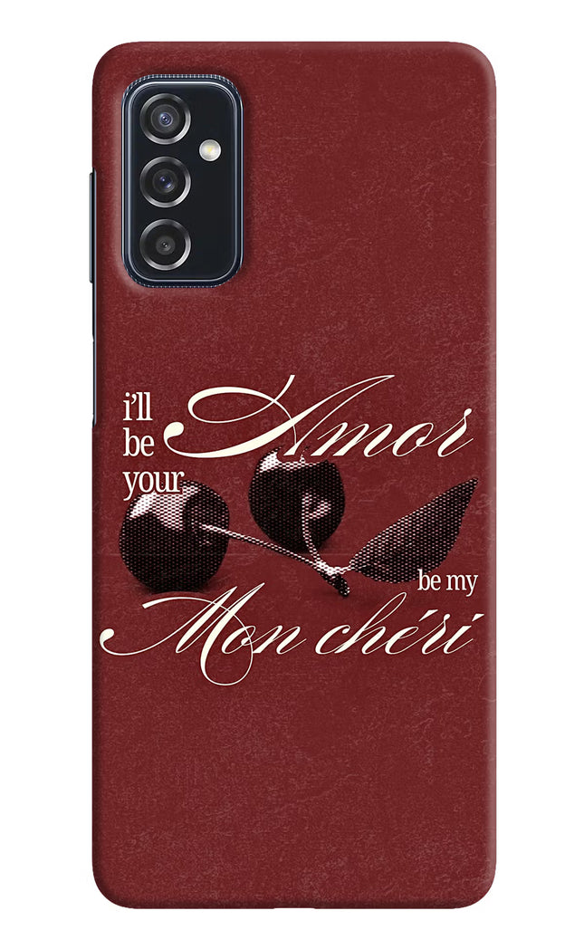 Velvet Cherry Samsung M52 5G Hard Case Back Cover by Casekaro