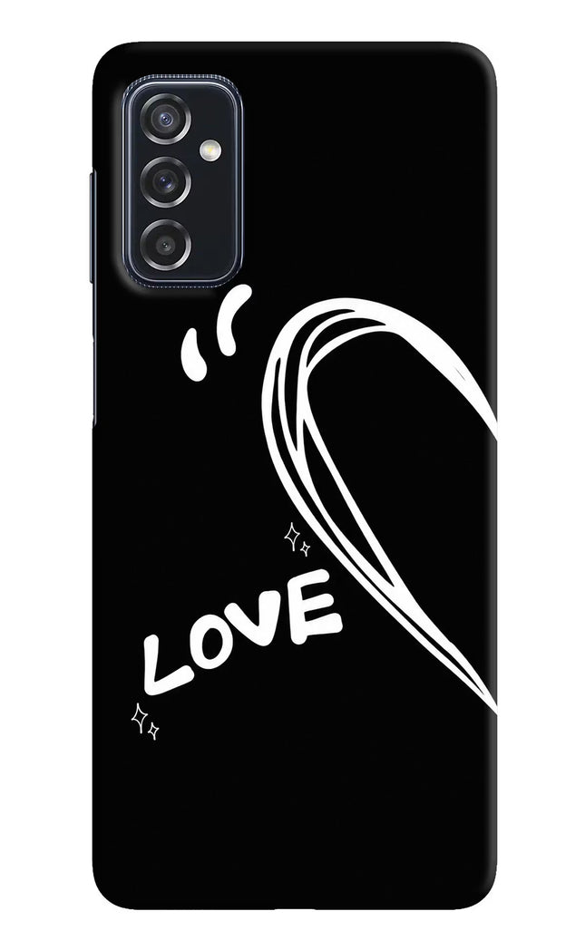 Love Line Samsung M52 5G Hard Case Back Cover by Casekaro