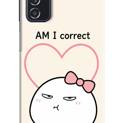 Always Right Samsung M52 5G Hard Case Back Cover by Casekaro