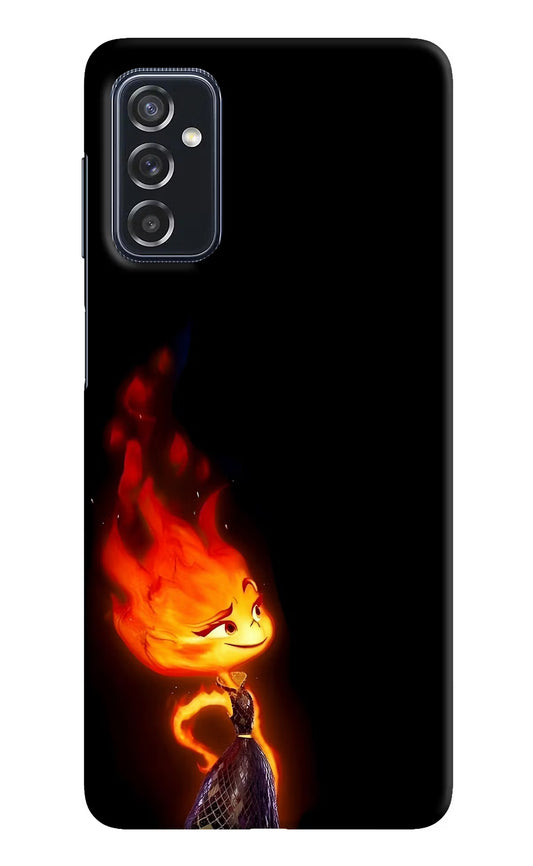 Ember Flame Samsung M52 5G Hard Case Back Cover by Casekaro