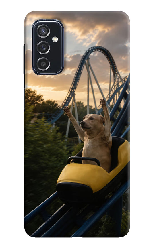Rollercoaster Dog Samsung M52 5G Hard Case Back Cover by Casekaro