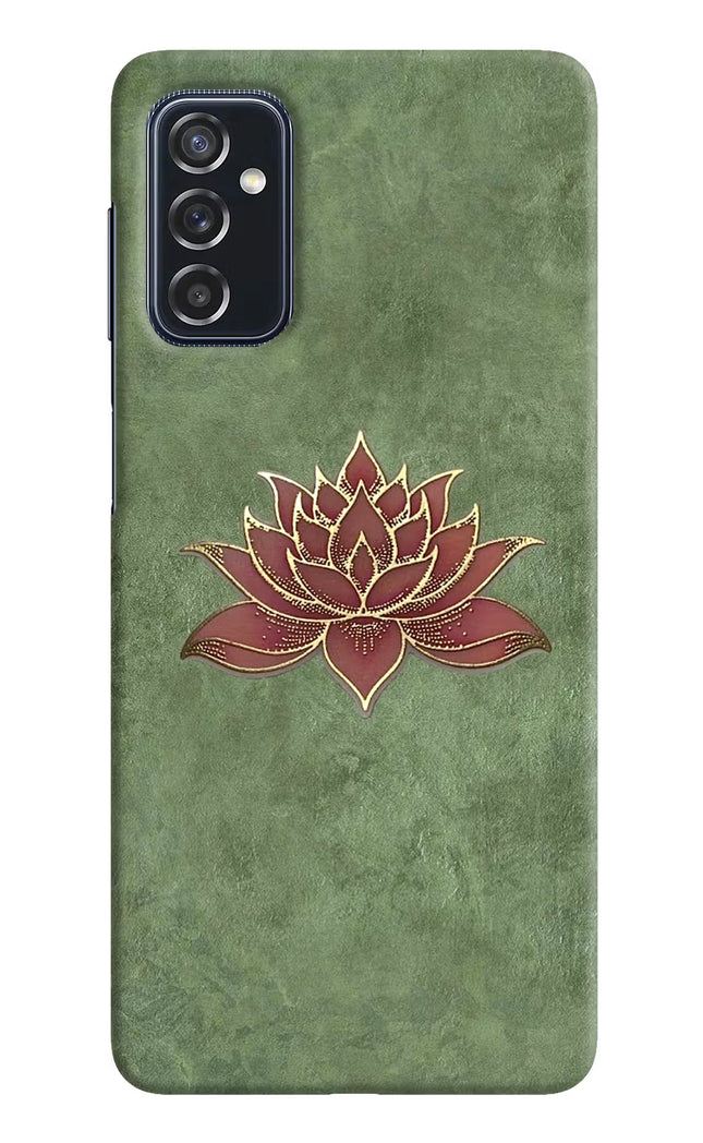 Lotus Grace Samsung M52 5G Hard Case Back Cover by Casekaro