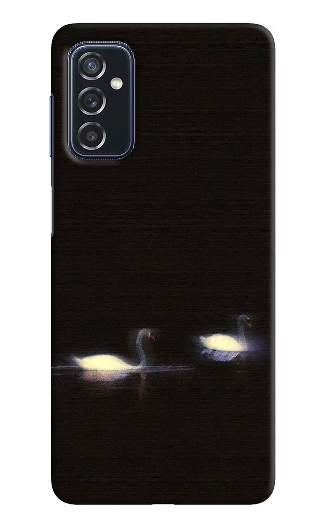 Silent Swans Samsung M52 5G Hard Case Back Cover by Casekaro