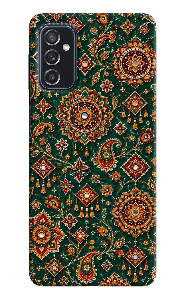 Green Pataka Samsung M52 5G Hard Case Back Cover by Casekaro