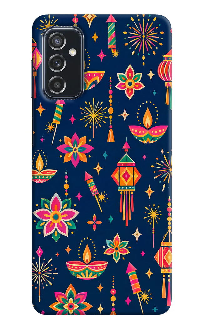 Festive Pop Samsung M52 5G Hard Case Back Cover by Casekaro