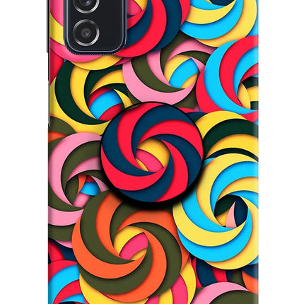 Spiral Pattern Samsung M52 5G Pop Case by Casekaro