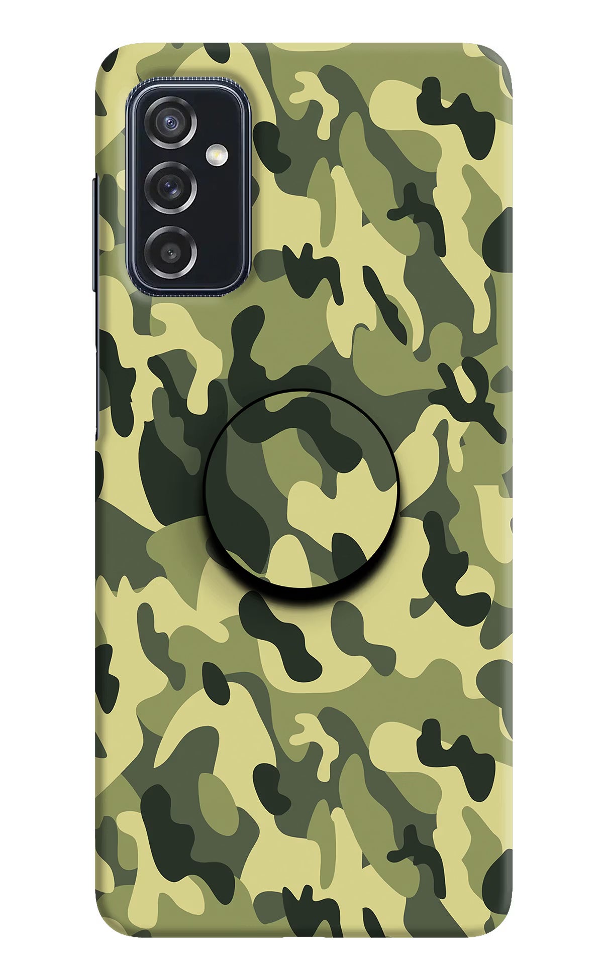 Camouflage Samsung M52 5G Pop Case by Casekaro