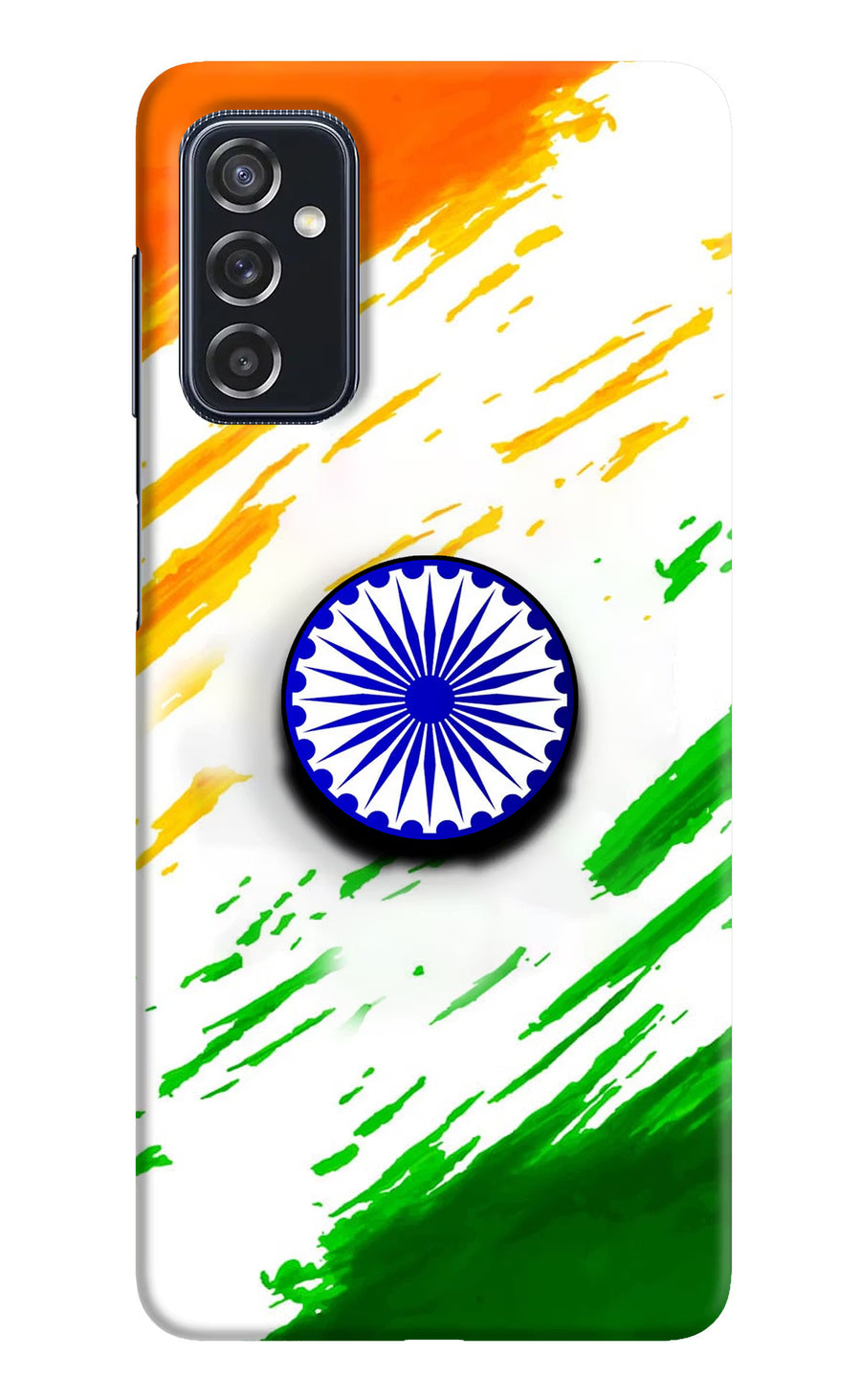 Indian Flag Ashoka Chakra Samsung M52 5G Pop Case, Hard case