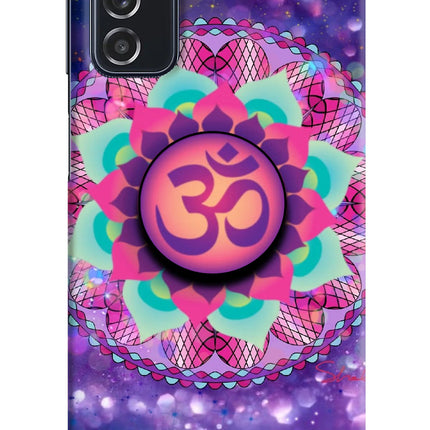 Om Purple Samsung M52 5G Pop Case by Casekaro