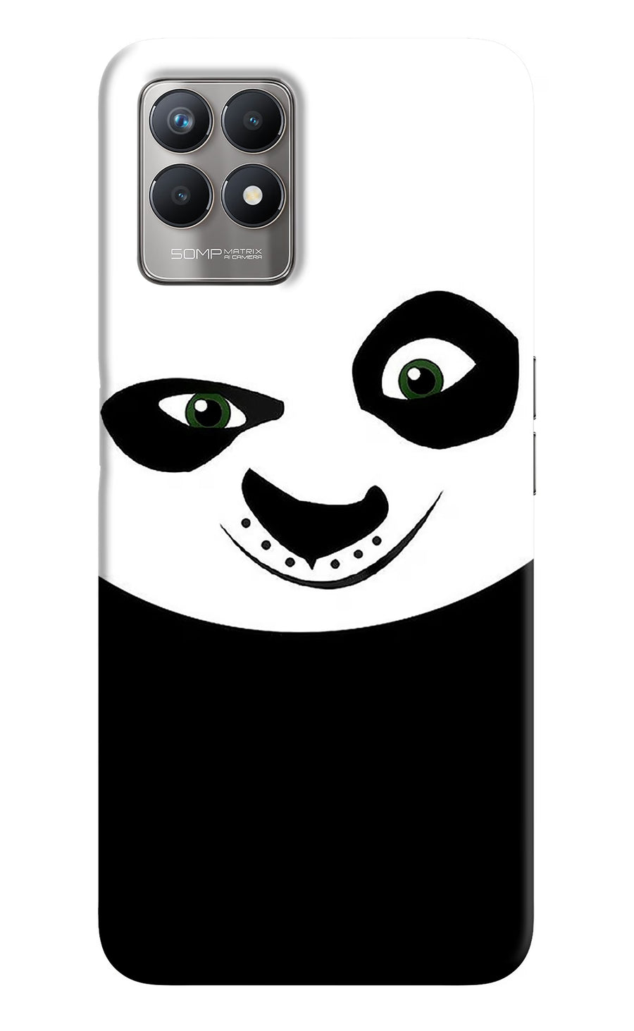Panda Realme 8i Back Cover, Hard case