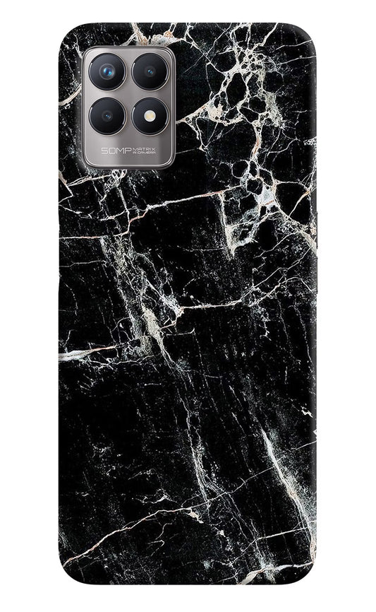 Black Marble Texture Realme 8i Back Cover