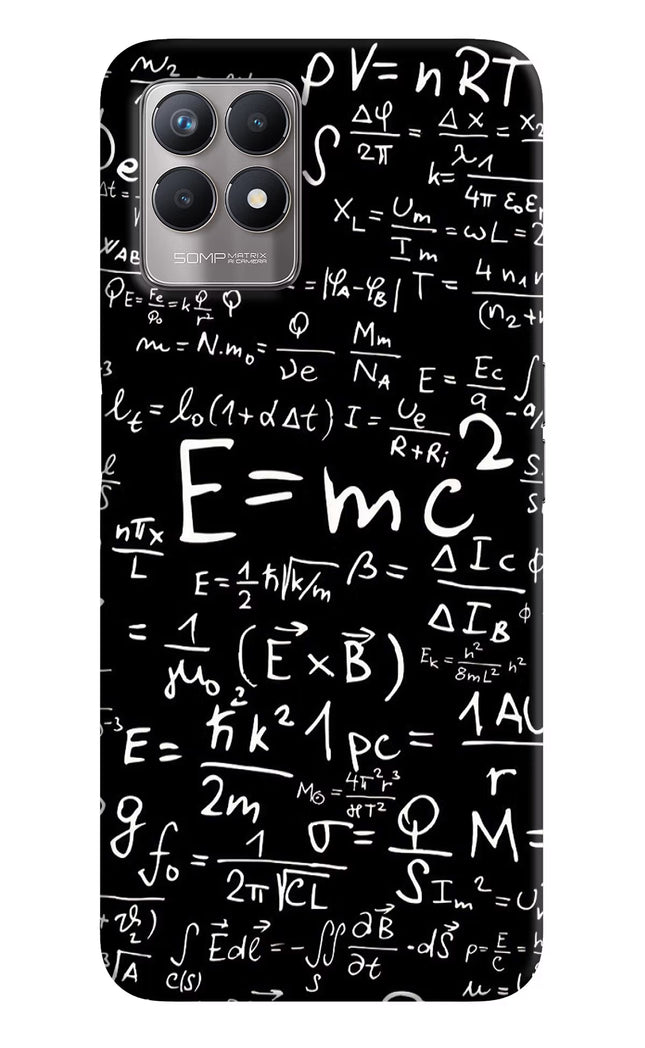 Physics Formula Realme 8i Back Cover