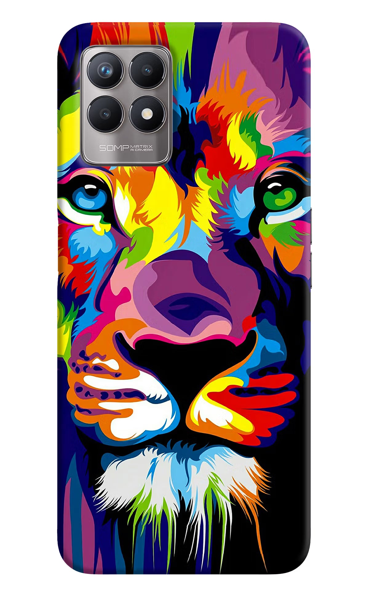 Lion Realme 8i Back Cover