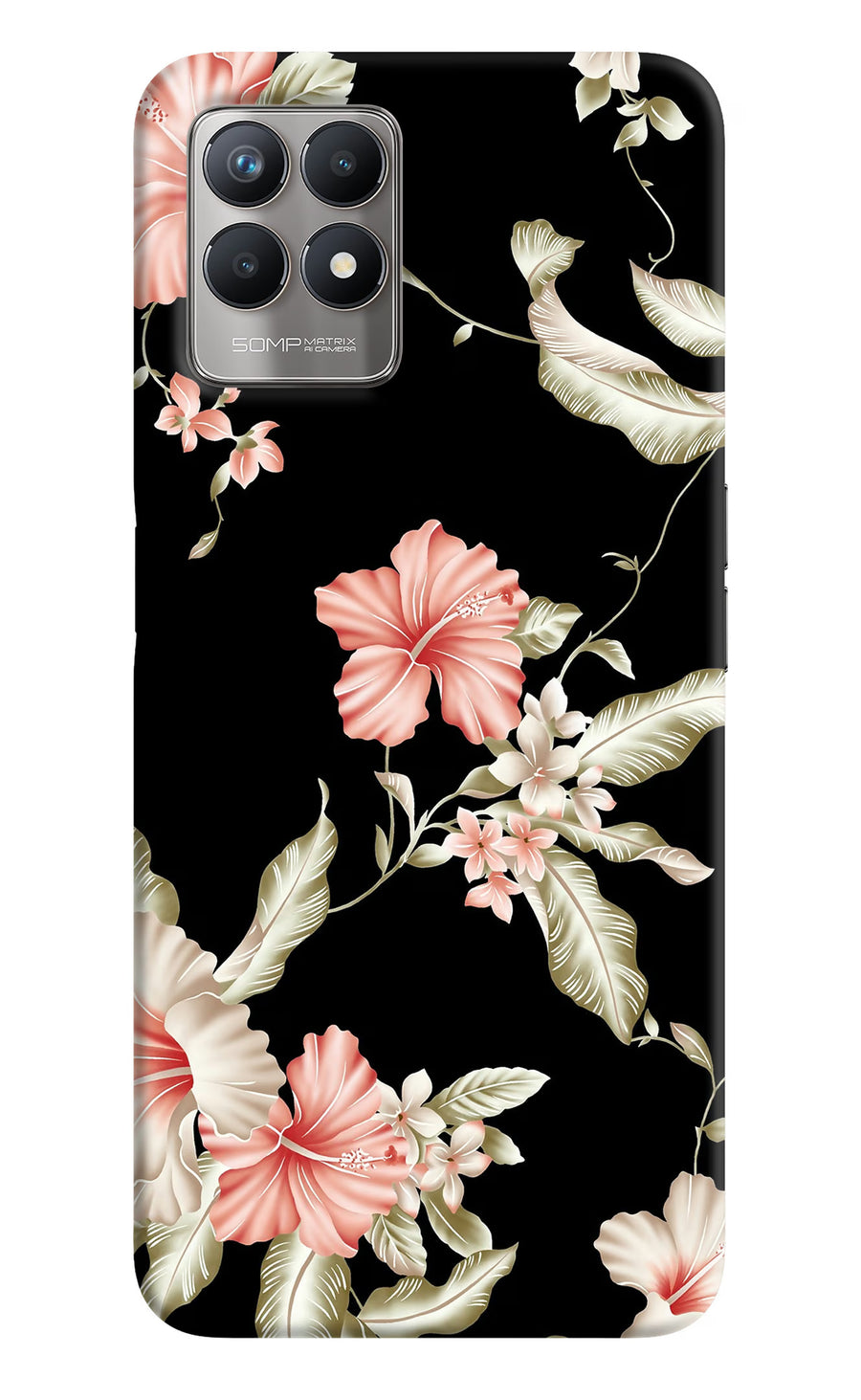 Flowers Realme 8i Back Cover, Hard case