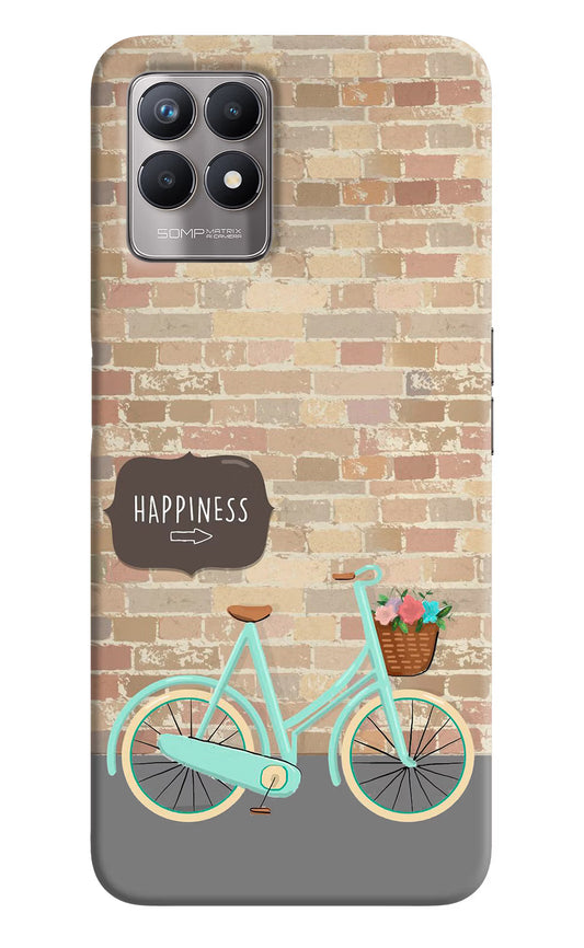 Happiness Artwork Realme 8i Back Cover