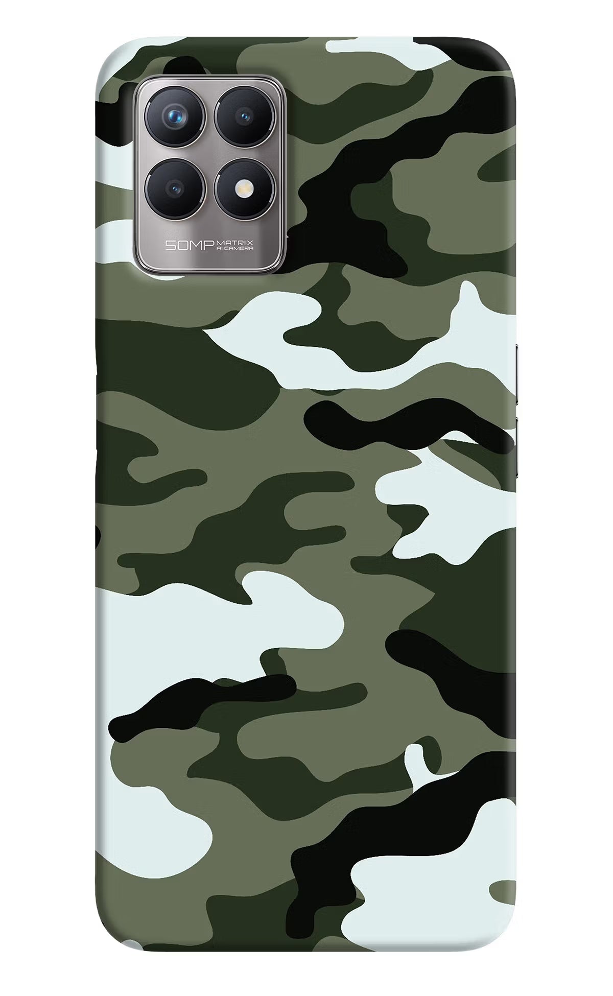 Camouflage Realme 8i Back Cover