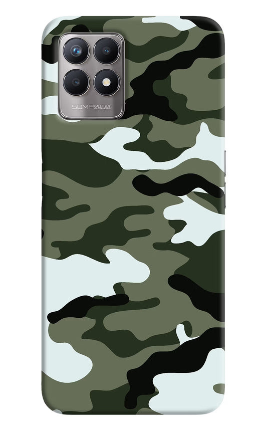 Camouflage Realme 8i Back Cover