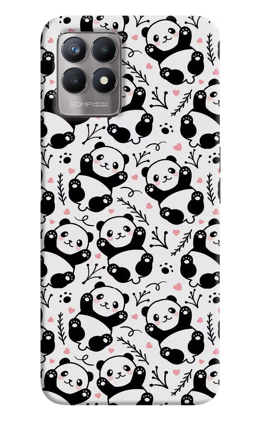 Cute Panda Realme 8i Back Cover