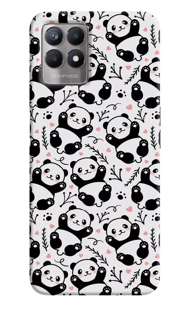 Cute Panda Realme 8i Back Cover