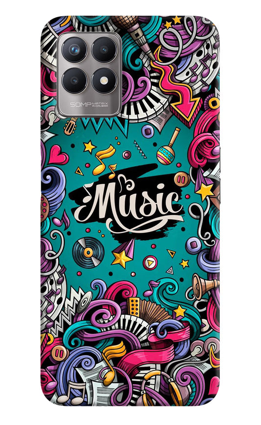 Music Graffiti Realme 8i Back Cover