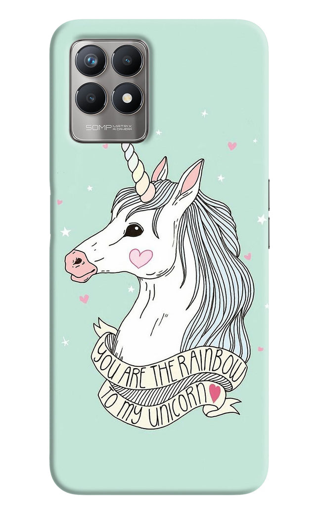 Unicorn Wallpaper Realme 8i Hard Case Back Cover by Casekaro