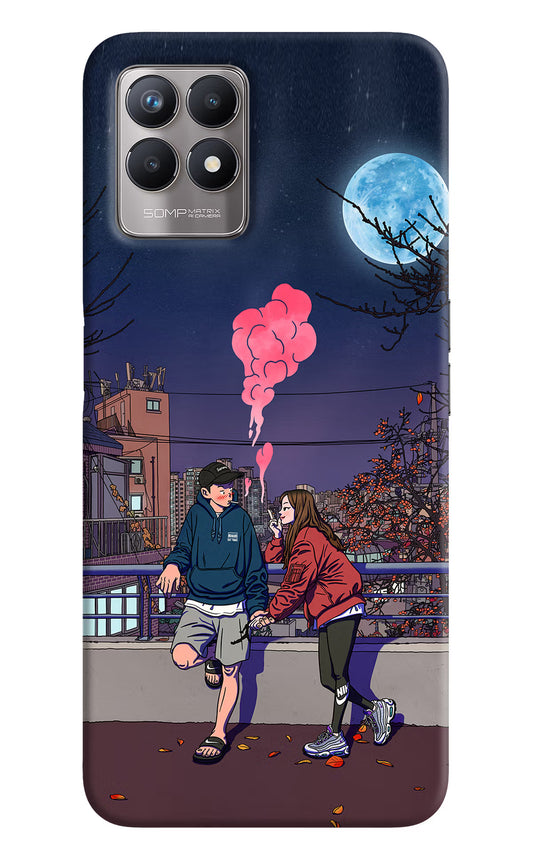 Chilling Couple Realme 8i Back Cover