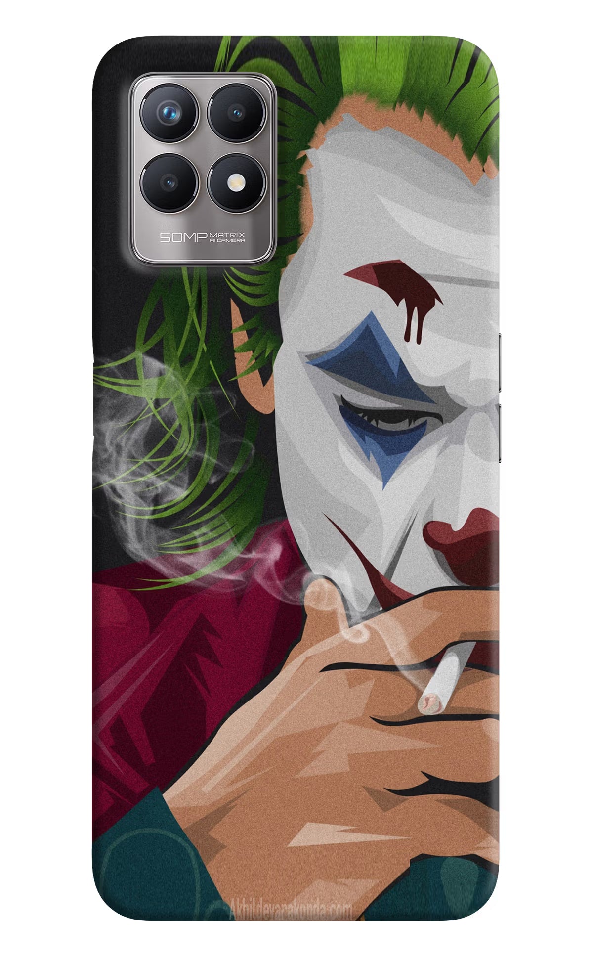Joker Smoking Realme 8i Back Cover