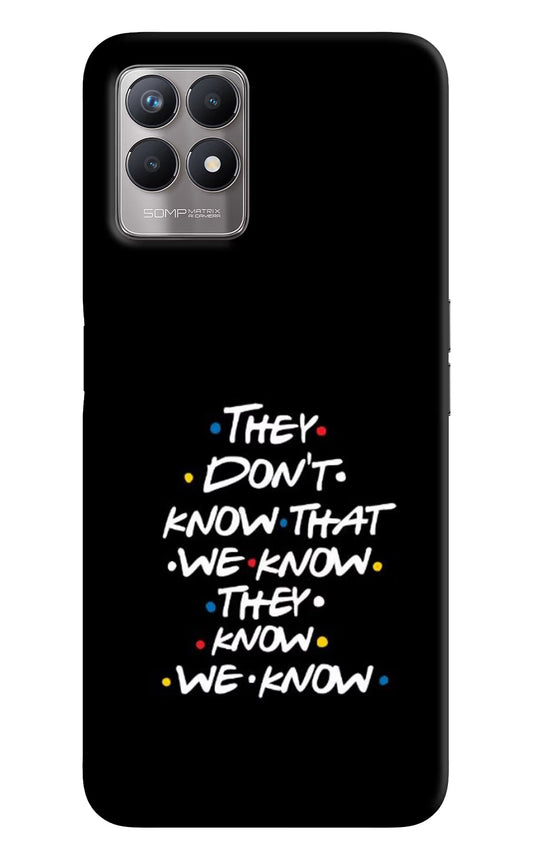 FRIENDS Dialogue Realme 8i Back Cover