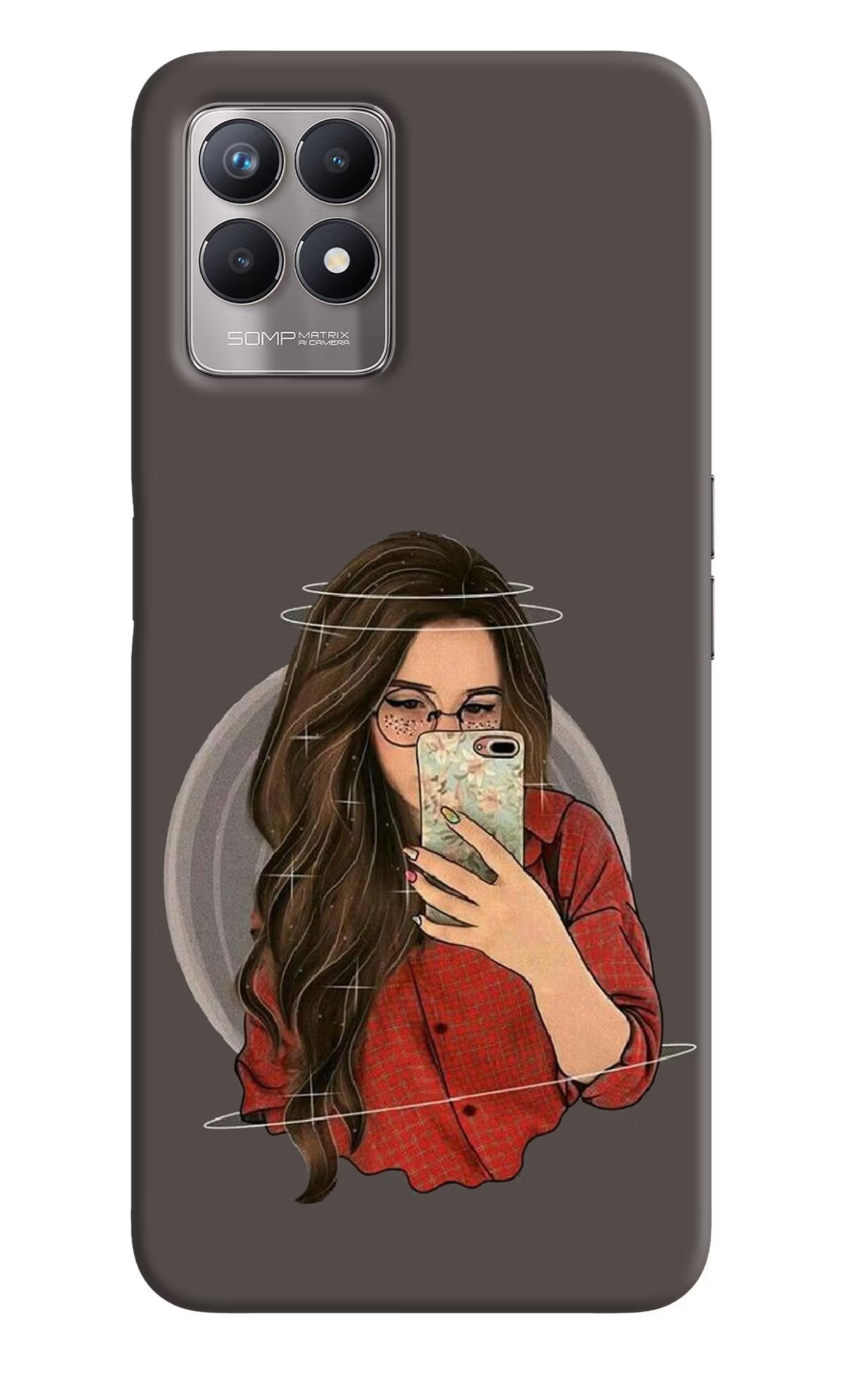 Selfie Queen Realme 8i Back Cover