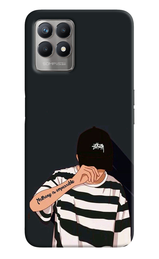 Aesthetic Boy Realme 8i Hard Case Back Cover by Casekaro