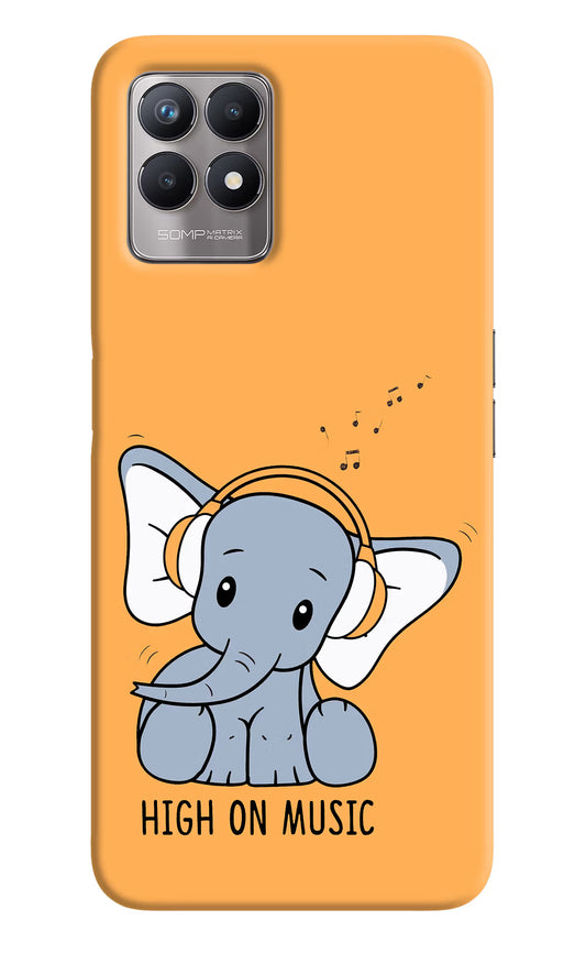 High On Music Realme 8i Back Cover