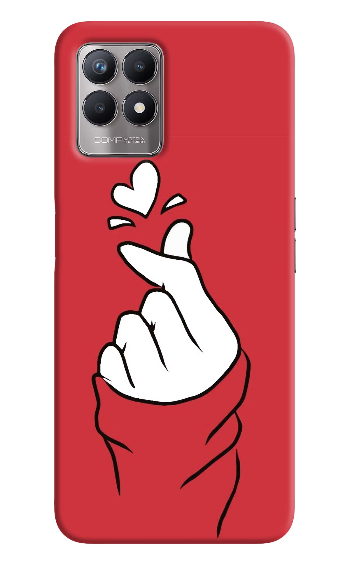 Korean Love Sign Realme 8i Back Cover