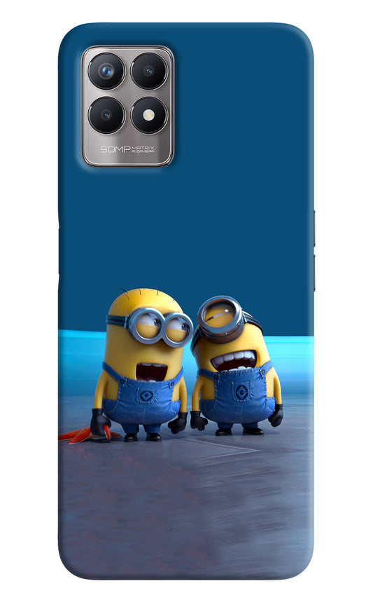 Minion Laughing Realme 8i Back Cover