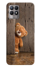 Teddy Wooden Realme 8i Back Cover