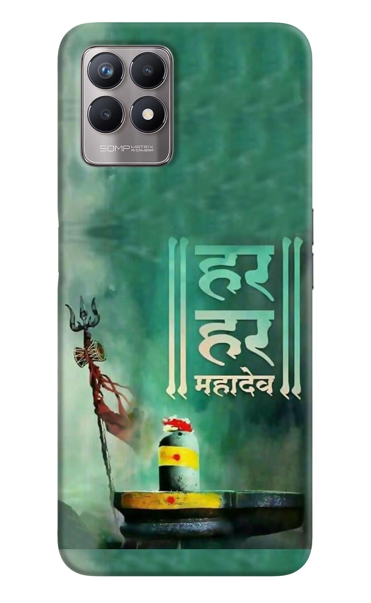 Har Har Mahadev Shivling Realme 8i Back Cover