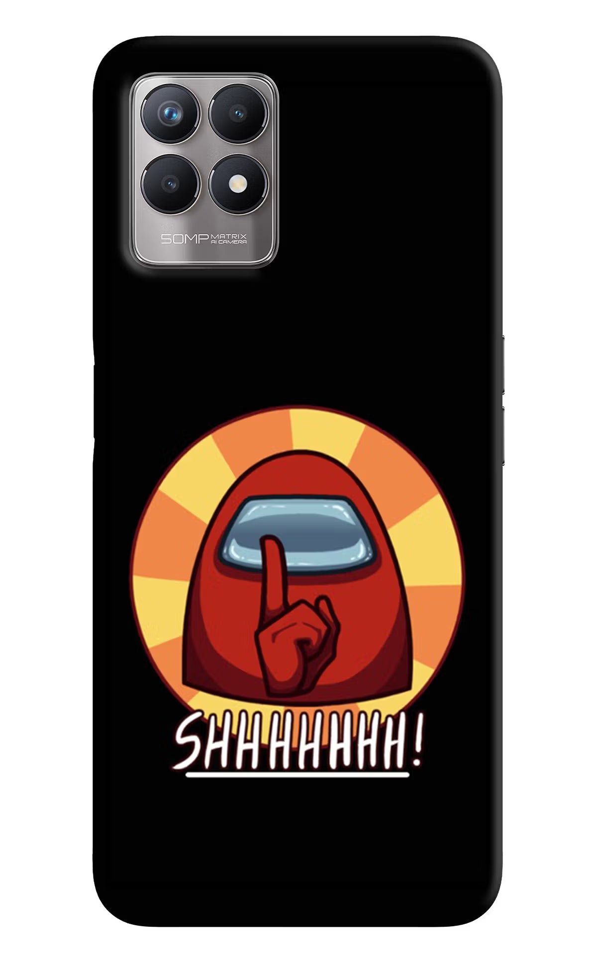 Among Us Shhh! Realme 8i Back Cover