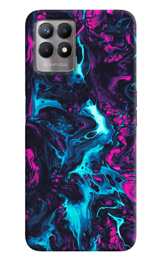 Abstract Realme 8i Back Cover