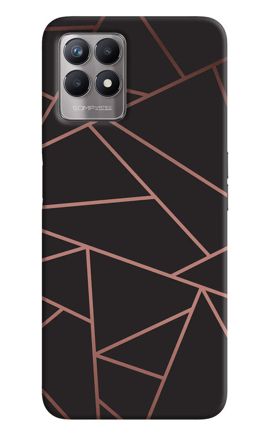 Geometric Pattern Realme 8i Back Cover