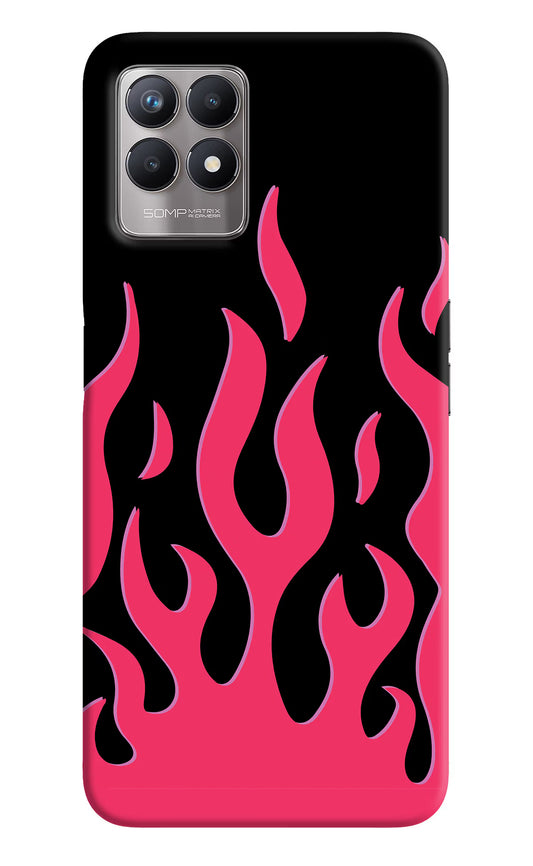 Fire Flames Realme 8i Back Cover