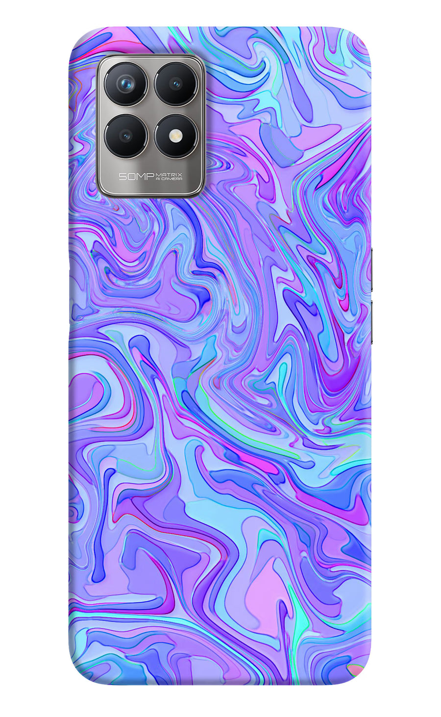 Glitter Realme 8i Back Cover, Hard case