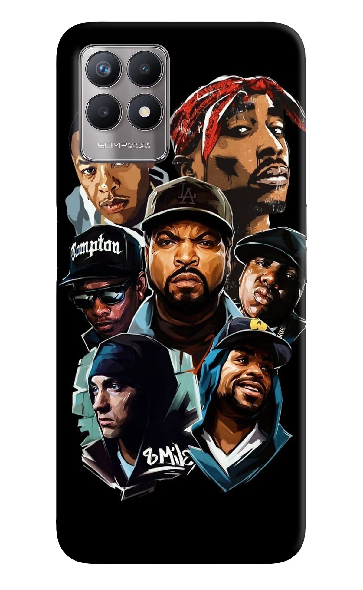 Rappers Realme 8i Back Cover